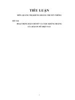tiểu luậnlãnh đạo báo chí truyền thông   hoạt động báo chí mỹ và cuộc khủng hoảng cảu báo in mỹ hiện nay (1)