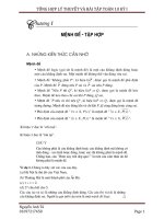 chương 1 Mệnh đề tập hợp