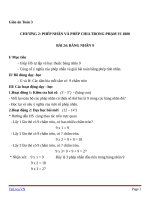 Giáo án Toán 3 chương 2 bài 24: Bảng nhân 9