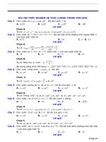 BÀI tập TRẮC NGHIỆM hệ THỨC LƯỢNG TRONG TAM GIÁC 