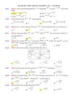 Đề thi thử THPT toán 12 chuyên vĩnh phúc lần 1 mã đề 903 HDG
