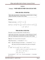 TỔNG hợp KIẾN THỨC số học 8