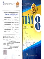 Đề bài  36 đề toán 8  hình học 