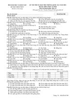 đề địa lí chính thức thpt quốc gia năm 2018 mã 308