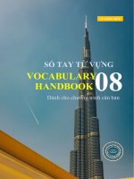 SỔ TAY TỪ VỰNG TIẾNG ANH 8 (CŨ)