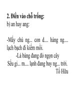 BÀI TẬP DẾ MÈN BÊNH VỰC KẺ YẾU