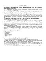 Ôn thi cuối kì quan trắc môi trường