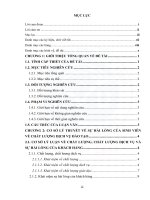 Đánh giá sự hài lòng của sinh viên về chất lượng dịch vụ đào tạo tại trường đại học tiền giang 