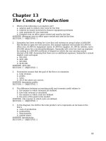 câu hỏi trắc nghiệm Kinh Tế Vi Mô ManKiw có đáp án