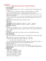 Một số dạng bài tập lý thuyết peptit