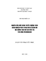 Nghiên cứu chức năng tuyến thượng thận bằng nghiệm pháp synacthen ở bệnh nhi hội chứng thận hư sau điều trị tấn công prednisolon - luận văn thạc sỹ