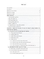 Giải pháp phát triển chợ truyền thống trên địa bàn tỉnh hậu giang 