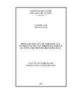 PHÂN LẬP CHẤT TỪ CAO NHEXANE CỦA VỎ THÂN CÂY NÚC NÁC (OROXYLUM INDICUM (L.) VENT.), HỌ CHÙM ỚT (BIGNONIACEAE)
