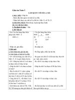 Giáo án Toán 3 chương 3 bài 12: Làm quen với chữ số La Mã