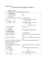 Giáo án Toán 3 chương 4 bài 13: Bài toán liên quan đến rút về đơn vị (tt)