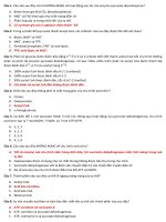 Đề thi hóa sinh học khoa tự nhiên (Đại học Cần Thơ)