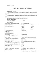 Giáo án Toán 3 chương 4 bài 9: Phép trừ các số trong phạm vi 100 000