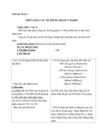 Giáo án Toán 3 chương 4 bài 8: Phép cộng các số trong phạm vi 100 000