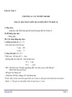 Giáo án Toán 3 chương 4 bài 13: Bài toán liên quan đến rút về đơn vị (tt)