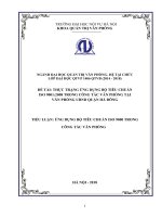 Ứng dụng ISO trong công tác Văn phòng