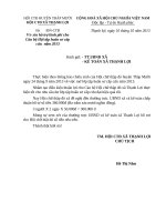 Đề nghị hỗ trợ kinh phí cho Cán bộ Hội chữ thập đỏ tập huấn sơ cấp cứu năm 2013