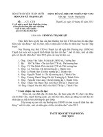 Đề nghị ra quyết định thành lập và củng cố ban chỉ đạo thực hiện cuộc vận động mỗi tổ chức mỗi cá nhân gắn với 1 địa chỉ nhân đạo