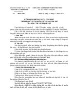 Kế hoạch phòng ngừa ứng phó thảm họa 2015