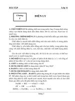 Lý thuyết + bài tập hóa 11   hay