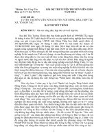 BÀI DỰ THI TUYÊN TRUYỀN VIÊN GIỎI NĂM 2016