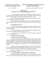 KẾ HOẠCH Vận động và tổ chức Hiến máu tình nguyện năm 2017