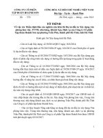 to trinh bao cao nghien cuu kha thi