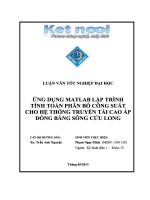 ỨNG DỤNG MATLAB LẬP TRÌNH TÍNH TOÁN PHÂN BỐ CÔNG SUẤT CHO HỆ THỐNG TRUYỀN TẢI CAO ÁP ĐỒNG BẰNG SÔNG CỬU LONG