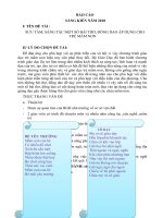 BÁO cáo SÁNG KIẾN (sưu tầm một số bài thơ, ca dao giúp trẻ trong mẫu giáo)