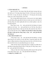 Nghiên cứu giải pháp sử dụng năng lượng tiết kiệm và hiệu quả