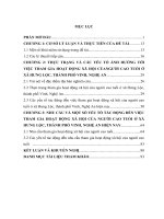 Khóa luận  thực trạng và nhu cầu tham gia hoạt động xã hội của người cao tuổi