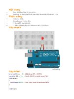 Bài 4.1 - Điều chỉnh độ sáng của LED qua giao tiếp Serial