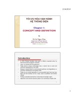 TỐI ƯU HÓA VẬN HÀNH HỆ THỐNG ĐIỆN