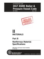 ASME BPVC IIB 2017 redline P a r t B N o n fe r r o u s M a t e r i a l S p e c i fi c a t i o n s