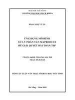 Ứng dụng mô hình xử lý phân tán mapreduce để giải quyết bài toán TSP