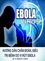 BÀI GIẢNG CHẨN đoán, điều TRỊ và dự PHÒNG EBOLA _QĐ 4900QĐBYT ngày 1152014