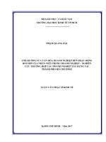 Ảnh hưởng của văn hóa doanh nghiệp đến hoạt động đổi mới của nhân viên trong doanh nghiệp   nghiên cứu 