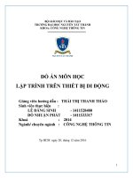 Xây dựng ứng dụng đọc truyện trên hđh android 