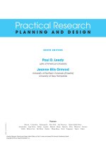 3  practical research planning design leedy 9th ed 