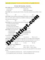 66  đề thi thử hóa THPT hàm rồng   thanh hóa 