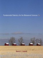 Fundamental statistics for the behavioral sciences 7th edition 