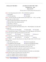 19  đề thi thử THPTQG năm 2018   môn lịch sử   sở GD đt vĩnh phúc   lần 1   đề 3   file word có lời giải chi tiết 