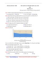 23  đề thi thử THPTQG năm 2018   môn địa lý   sở GD đt bắc ninh   lần 1   file word có lời giải chi tiết 