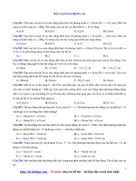 2000 câu hỏi ôn tập chương 1   dao động cơ học   phần 2 (200 câu)   file word có đáp án doc 