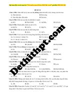 Đi thi môn hóa có lời giải năm 2018    gv phạm thanh tùng – đề số (12) 