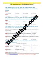 BỘ đề THI THPT QUỐC GIA CHUẨN cấu TRÚC bộ GIÁO dục môn tiếng anh file word có lời giải chi tiết   cô mai phương đề  (1) 